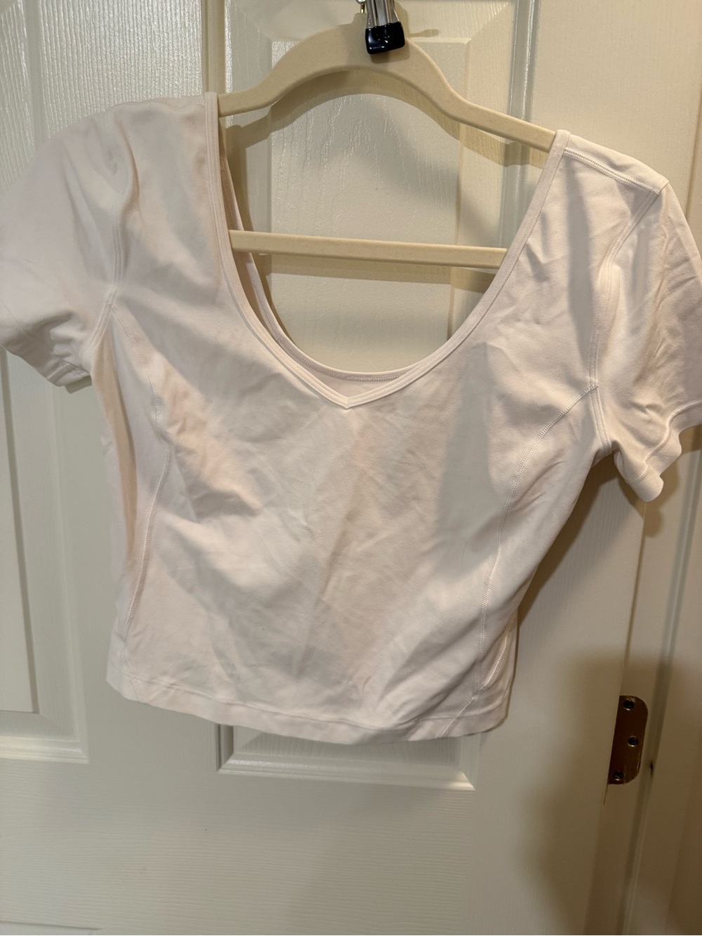 Lululemon Cropped V-Neck T-Shirt